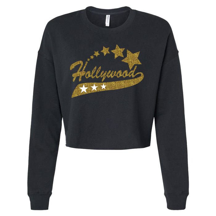 Hollywood Walk Of Fame California Cropped Pullover Crew