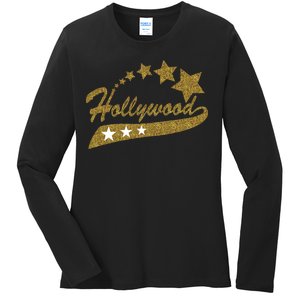 Hollywood Walk Of Fame California Ladies Long Sleeve Shirt