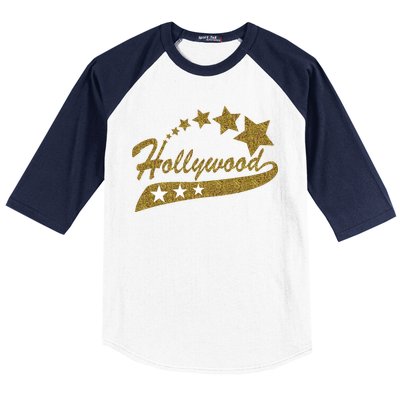 Hollywood Walk Of Fame California Baseball Sleeve Shirt