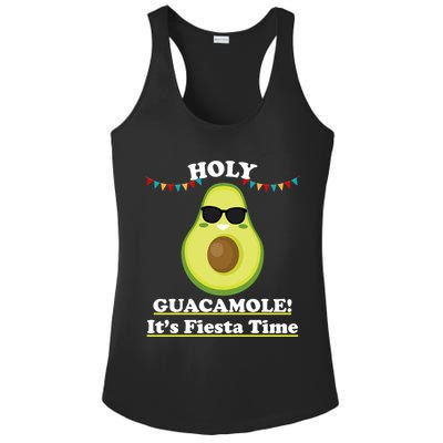 Holy Guacamole Its Fiesta Time Ladies PosiCharge Competitor Racerback Tank