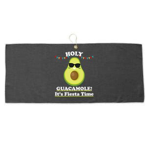 Holy Guacamole Its Fiesta Time Large Microfiber Waffle Golf Towel