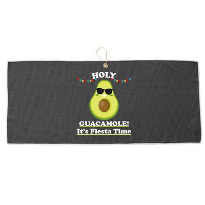 Holy Guacamole Its Fiesta Time Large Microfiber Waffle Golf Towel