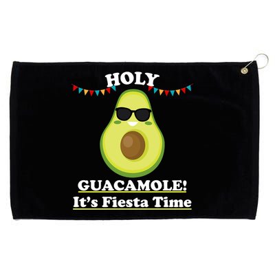 Holy Guacamole Its Fiesta Time Grommeted Golf Towel