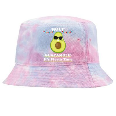 Holy Guacamole Its Fiesta Time Tie-Dyed Bucket Hat