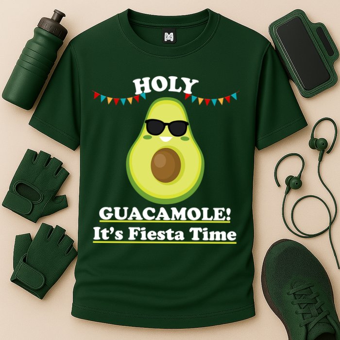 Holy Guacamole Its Fiesta Time Cooling Performance Crew T-Shirt