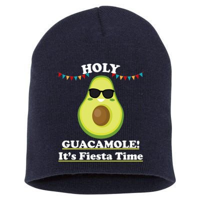 Holy Guacamole Its Fiesta Time Short Acrylic Beanie