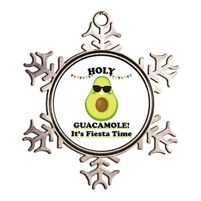 Holy Guacamole Its Fiesta Time Metallic Star Ornament