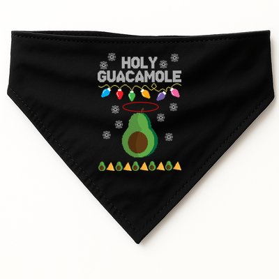 Holy Guacamole Ugly Christmas USA-Made Doggie Bandana