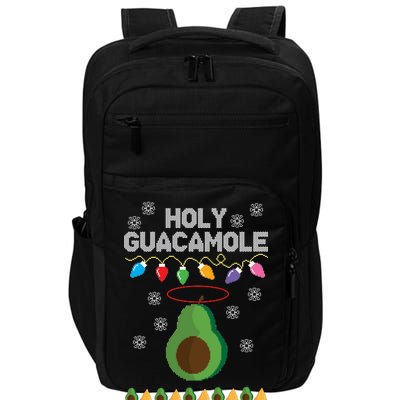 Holy Guacamole Ugly Christmas Impact Tech Backpack