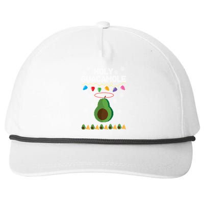 Holy Guacamole Ugly Christmas Snapback Five-Panel Rope Hat