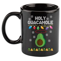 Holy Guacamole Ugly Christmas 11oz C Handle Ceramic Mug