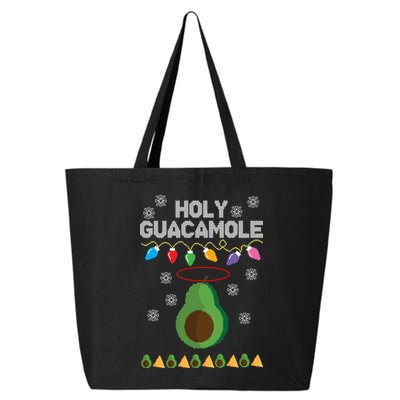 Holy Guacamole Ugly Christmas 25L Jumbo Tote