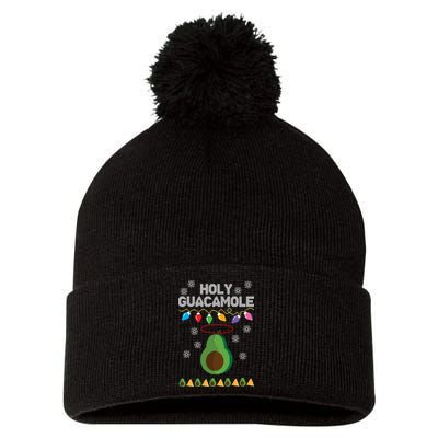 Holy Guacamole Ugly Christmas Pom Pom 12in Knit Beanie