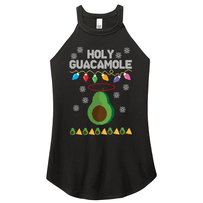 Holy Guacamole Ugly Christmas Women's Perfect Tri Rocker Tank