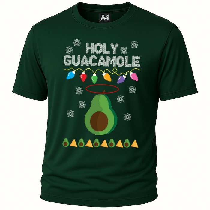 Holy Guacamole Ugly Christmas Cooling Performance Crew T-Shirt