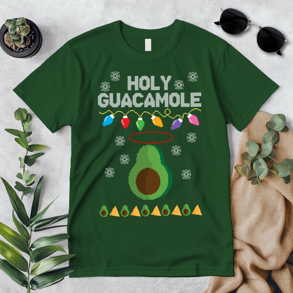 Holy Guacamole Ugly Christmas Premium T-Shirt