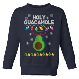 Holy Guacamole Ugly Christmas Toddler Sweatshirt