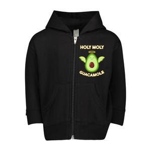 Holy Moly Guacamole  Toddler Zip Fleece Hoodie