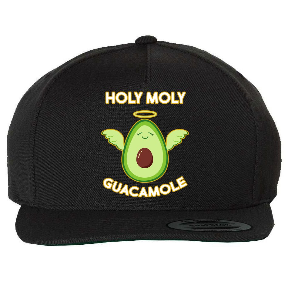 Holy Moly Guacamole  Wool Snapback Cap