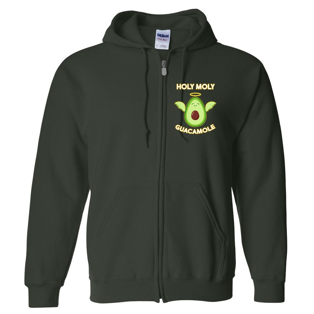 Holy Moly Guacamole  Full Zip Hoodie