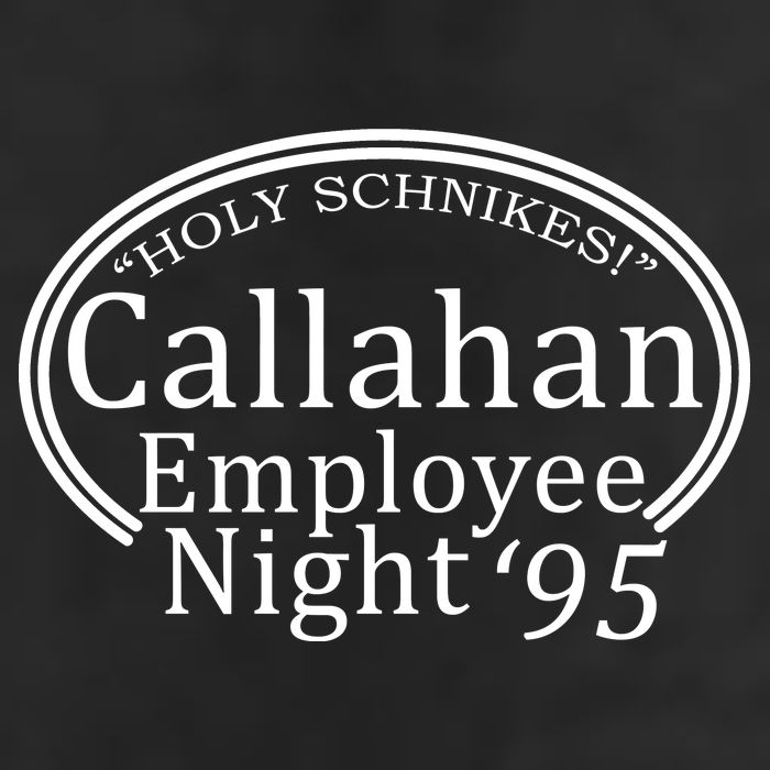 Holy Schnikes! Callahan Employees Night 7 Panel Mesh Trucker Snapback Hat