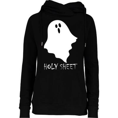 Holy Sheet Womens Funnel Neck Pullover Hood