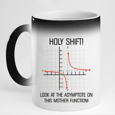 Holy Shift Asymptote Curve 11oz Black Color Changing Mug