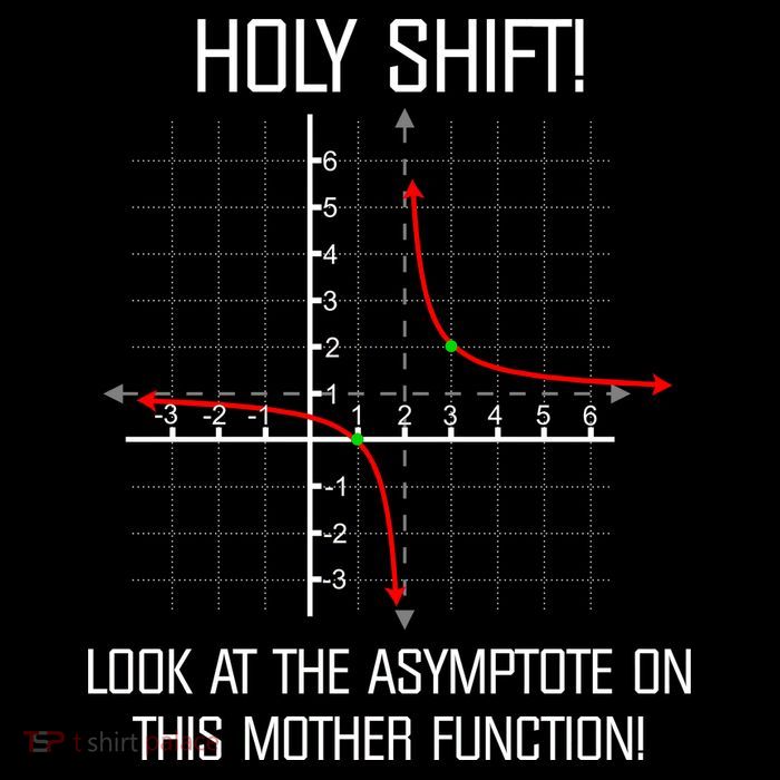 Holy Shift Asymptote Curve Performance Shirt