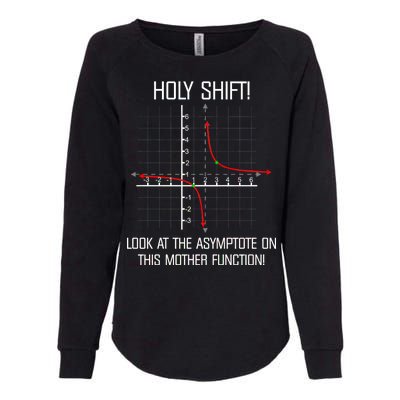 Holy Shift Asymptote Curve Womens California Wash Sweatshirt