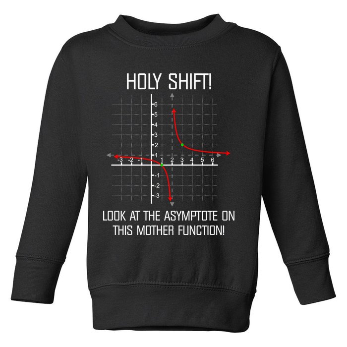 Holy Shift Asymptote Curve Toddler Sweatshirt