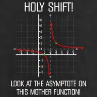 Holy Shift Asymptote Curve Trucker Hat