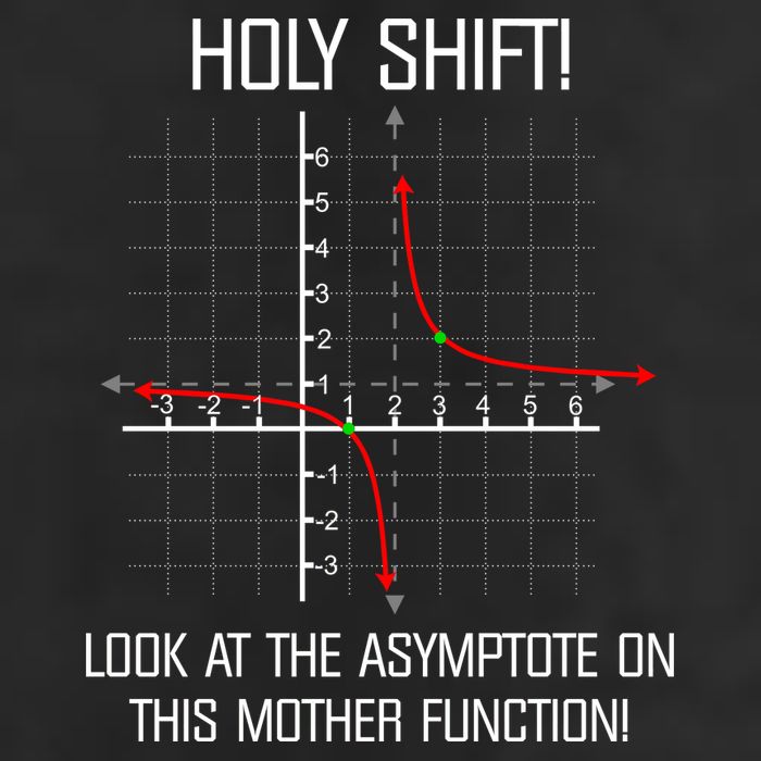 Holy Shift Asymptote Curve Trucker Hat