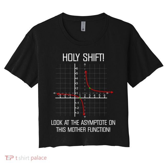 Holy Shift Asymptote Curve Crop Top