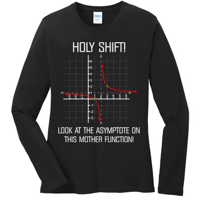 Holy Shift Asymptote Curve Ladies Long Sleeve Shirt
