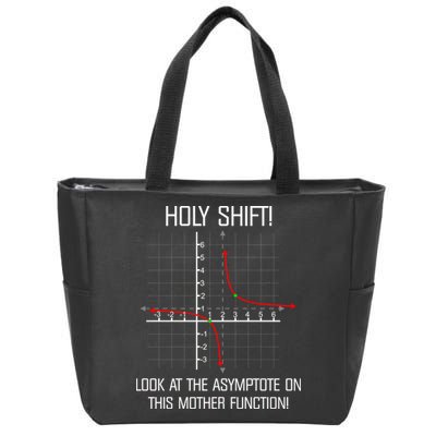 Holy Shift Asymptote Curve Zip Tote Bag