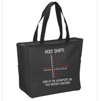 Holy Shift Asymptote Curve Zip Tote Bag
