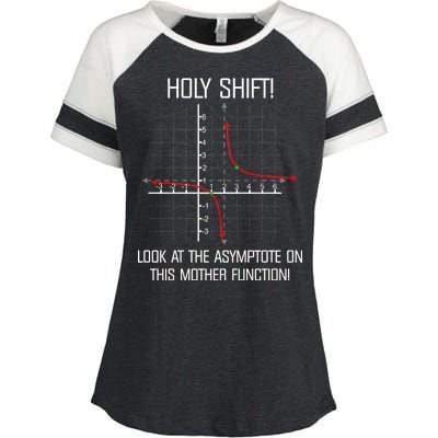 Holy Shift Asymptote Curve Enza Ladies Jersey Colorblock Tee