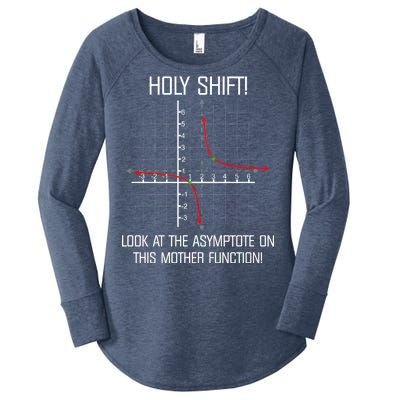 Holy Shift Asymptote Curve Women's Perfect Tri Tunic Long Sleeve Shirt