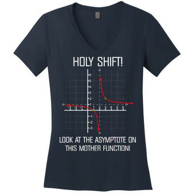 Holy Shift Asymptote Curve Women's V-Neck T-Shirt