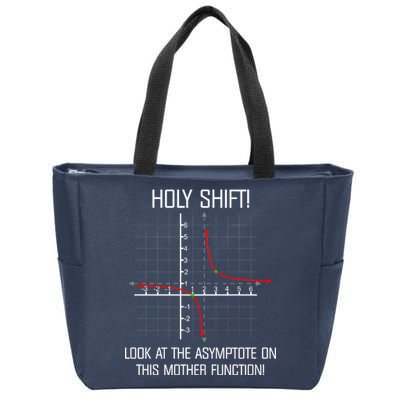 Holy Shift Asymptote Curve Zip Tote Bag