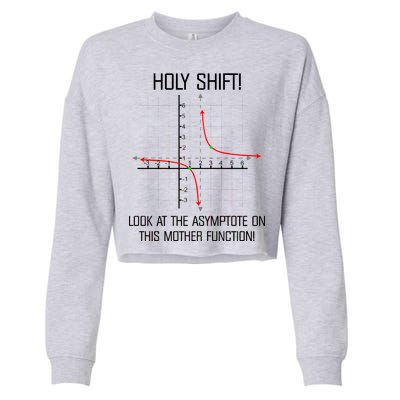 Holy Shift Asymptote Curve Cropped Pullover Crew