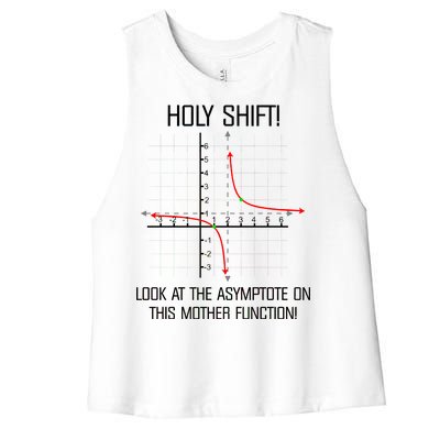 Holy Shift Asymptote Curve Women's Racerback Cropped Tank