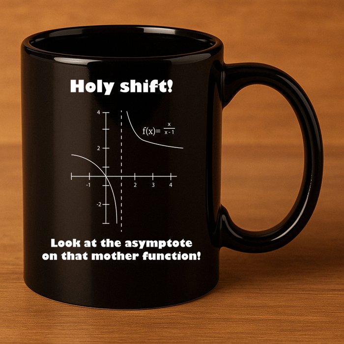 Holy Shift Look At The Asympotote On That Mother Function 11oz C Handle Ceramic Mug