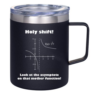 Holy Shift Look At The Asympotote On That Mother Function 12oz Stainless Steel Coffee Mug