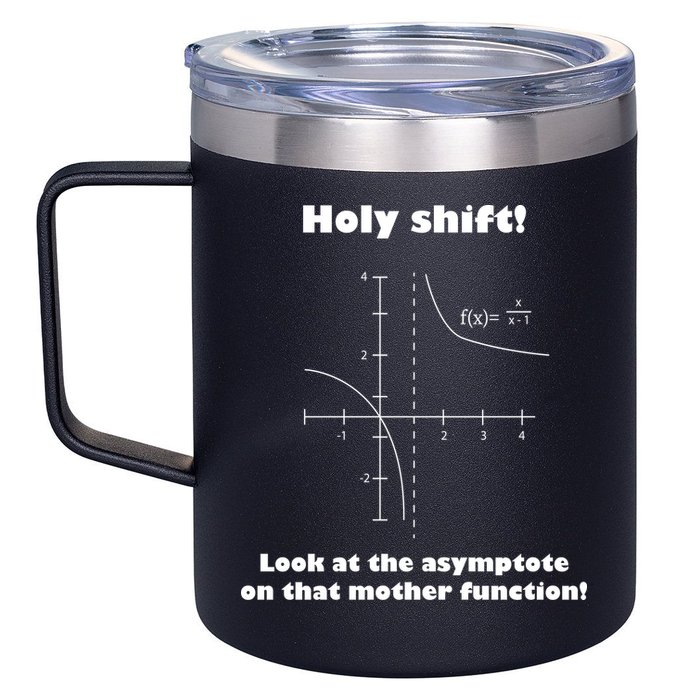 Holy Shift Look At The Asympotote On That Mother Function 12oz Stainless Steel Coffee Mug