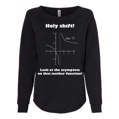 Holy Shift Look At The Asympotote On That Mother Function Womens California Wash Sweatshirt