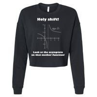 Holy Shift Look At The Asympotote On That Mother Function Cropped Pullover Crew