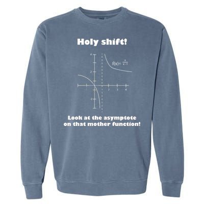 Holy Shift Look At The Asympotote On That Mother Function Garment-Dyed Sweatshirt