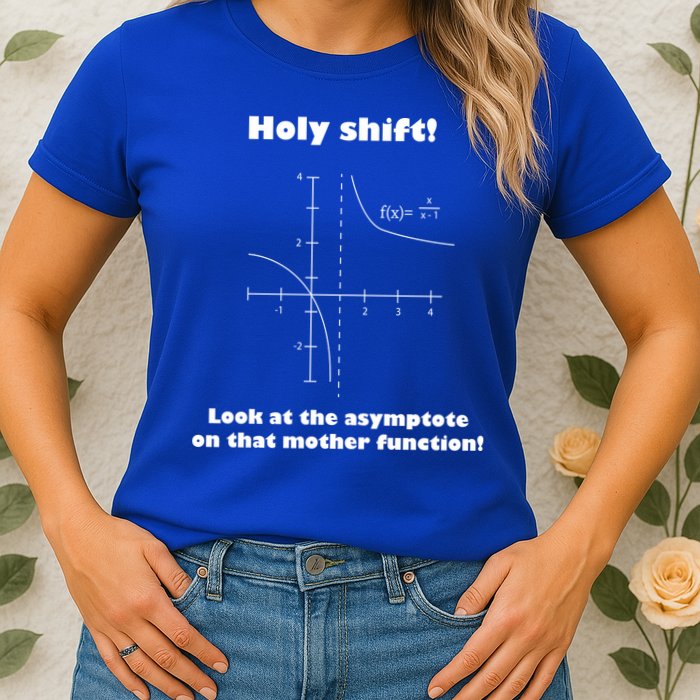 Holy Shift Look At The Asympotote On That Mother Function Womens T-Shirt