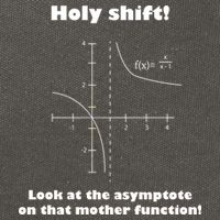 Holy Shift Look At The Asympotote On That Mother Function Cotton Canvas Backpack